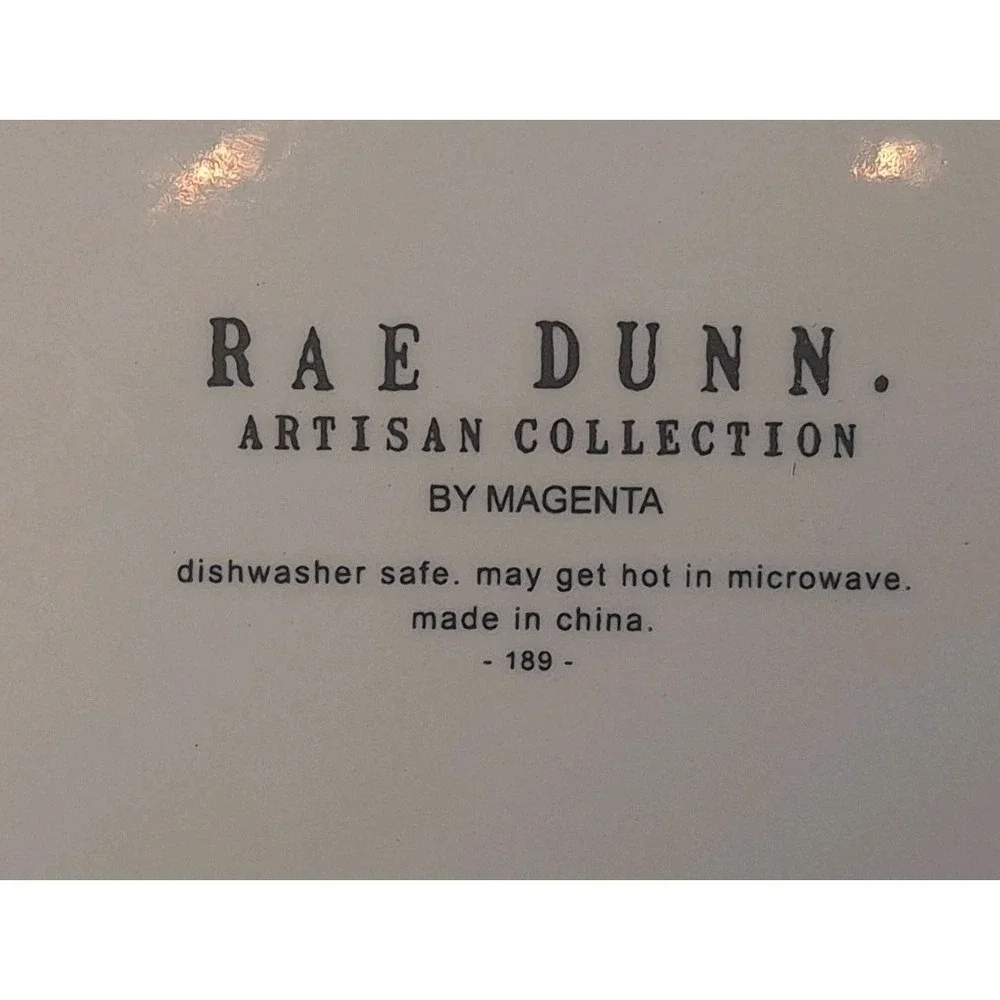 Set Of 4 Rae Dunn Artisan‎ Collection 8